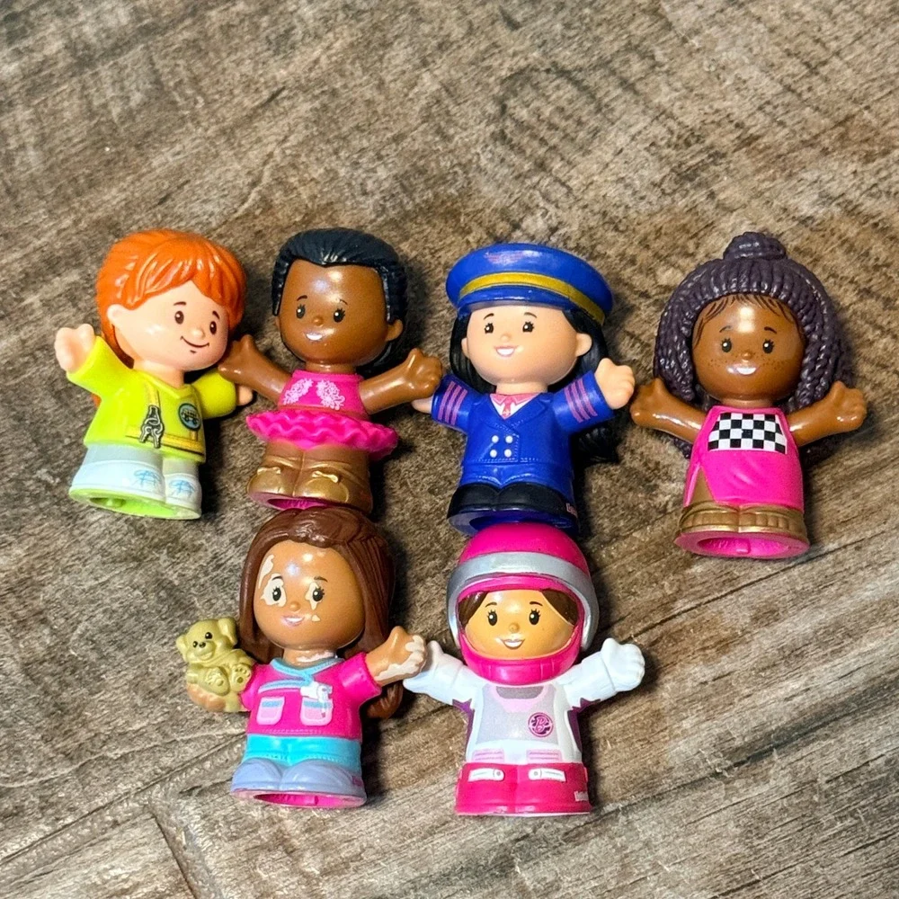Fisher Price Little People You Can Be Anything Girl Figures,Mix Lot of 6